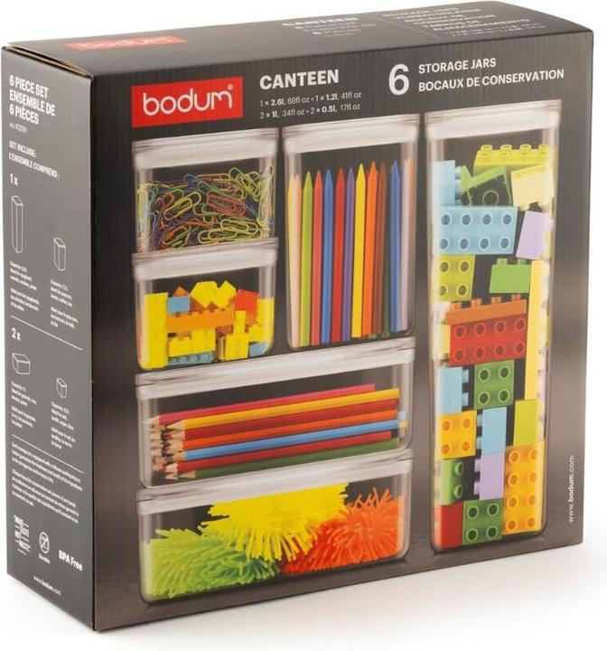 Image du produit Bodum Set de 6 bocaux de conservation (2.60 l)