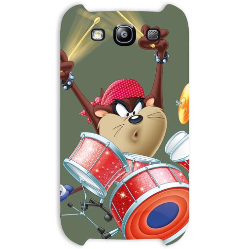 Warner Bros Cover Bijoux per Samsung Galaxy S III-Warner Bros Tasmania Rock, Altri accessori gaming