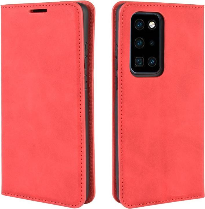 Produktbild Cover-Discount Huawei P40 Pro- Stand Flip Case Hülle rot (Huawei P40 Pro)