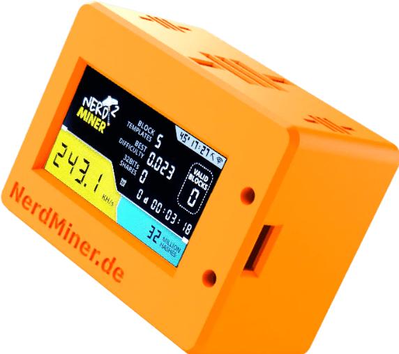 Actual product image Nerdminer Classic (Bitcoin)