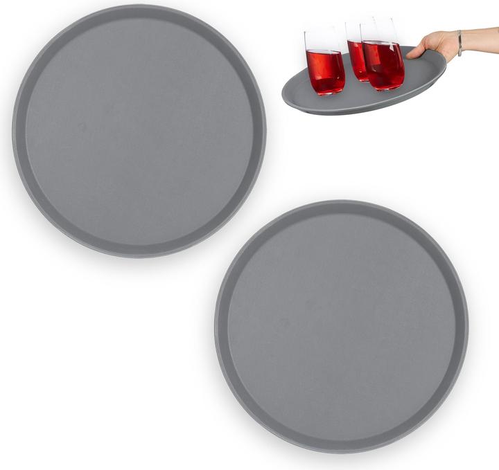 Produktbild Relaxdays 2x Serviertablett