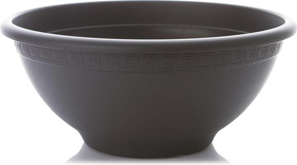 Plasticotto Flowerpot Bowl 40x19 cm Dark Gray (40 x 19 cm)