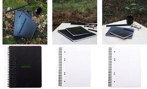 Actual product image Rhodia Rhodiactive Greenbook (A5, Checked, Soft cover)