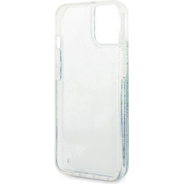 Thumbnail - Guess GUHCP14MLFLSN iPhone 14 Plus 6,7" zielony/green hardcase Flower Liquid Glitter (Apple iPhone 14 Plus), Smartphone ...