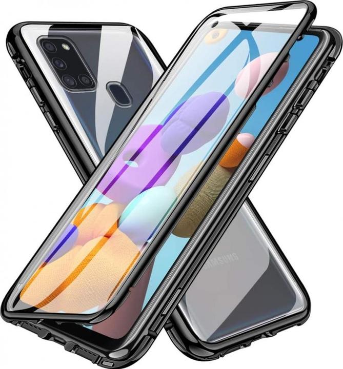 Actual product image G-Case Samsung Galaxy A21s Aluminium Magnetic Glass Case Cover (Samsung Galaxy A21s)