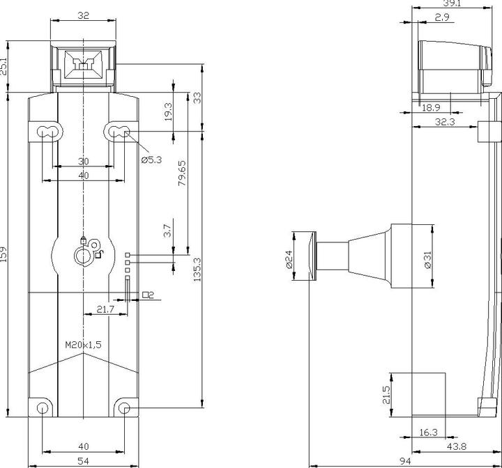 Produktbild Siemens Magnetschalter,Ausg.freig.,24VDC