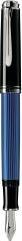 Image du produit Pelikan Stylo Plume M405 Noir-Bleu B Etui (Argent, Bleu, Noir, 1 x)
