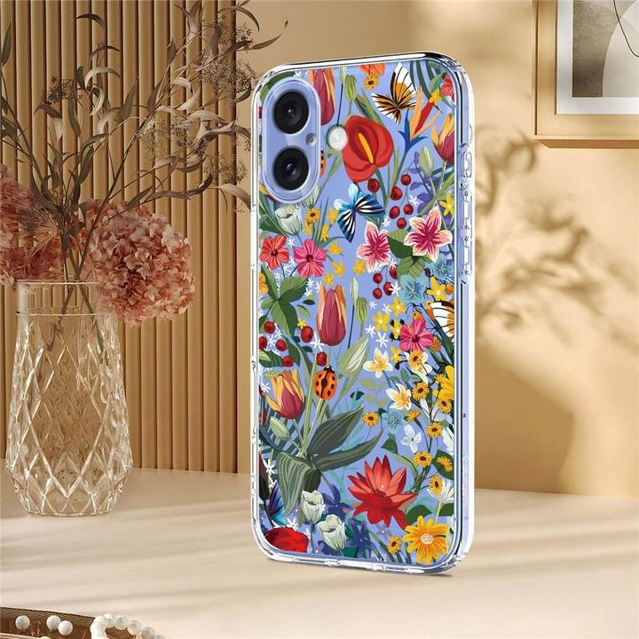 Immagine prodotto Cover-Discount iPhone 17 - Silikon Gummi Hülle Blumen (Apple iPhone 17)