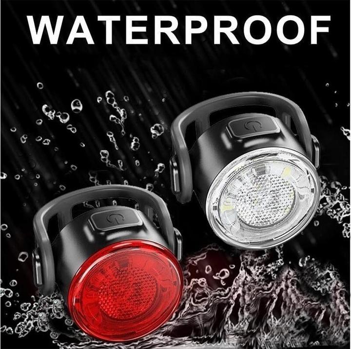 Actual product image Cbx Super Round LED bike light set