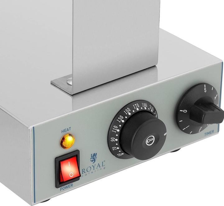 Produktbild Royal Catering Waffeleisen Waffeln Waffelmaschine Egg Bubble Maker Puff Blase 50 250 °C 1415W