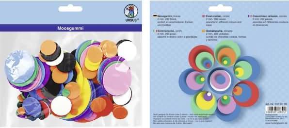 Produktbild Ursus Moosgummi Kreise