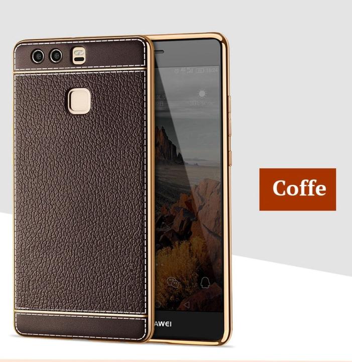 Produktbild König Design Huawei P10 Lite Handy Hülle Schutz Case Chrom Back Cover Ultra Slim Etuis Coffee (Huawei P10 Lite)