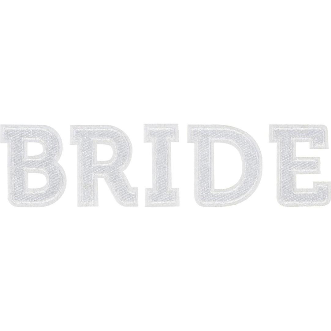 Partydeco Bügelflicken - Bride