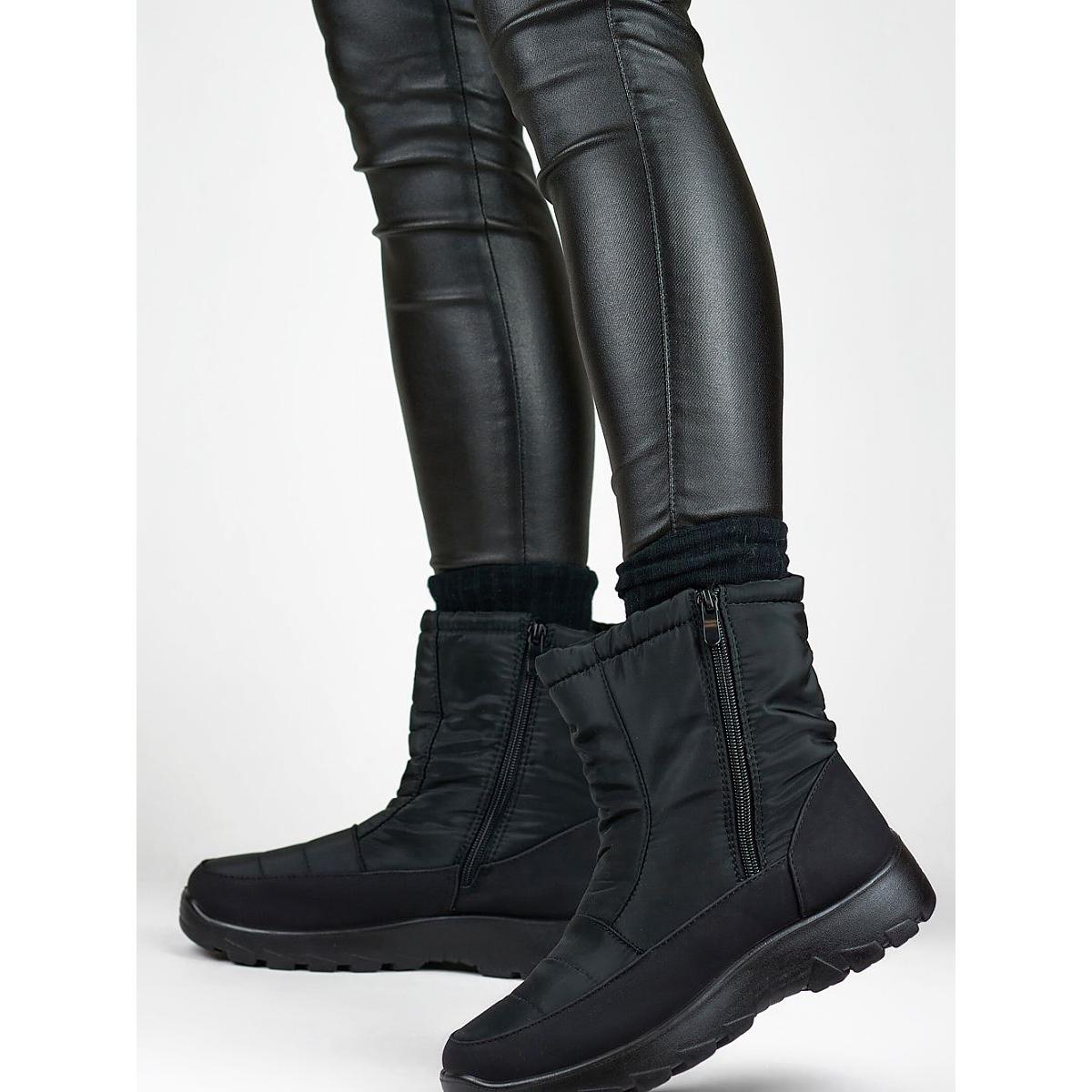 Primo, Damen, Boots + Stiefel, Schneeschuhe, Schwarz, (39)