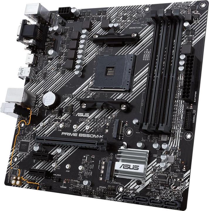 Image du produit ASUS PRIME B550M-K (AM4, AMD B550, mATX)