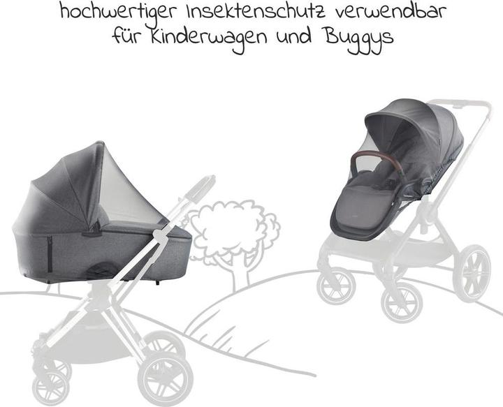 Produktbild Hauck Pushchair Mosquito Net Grey