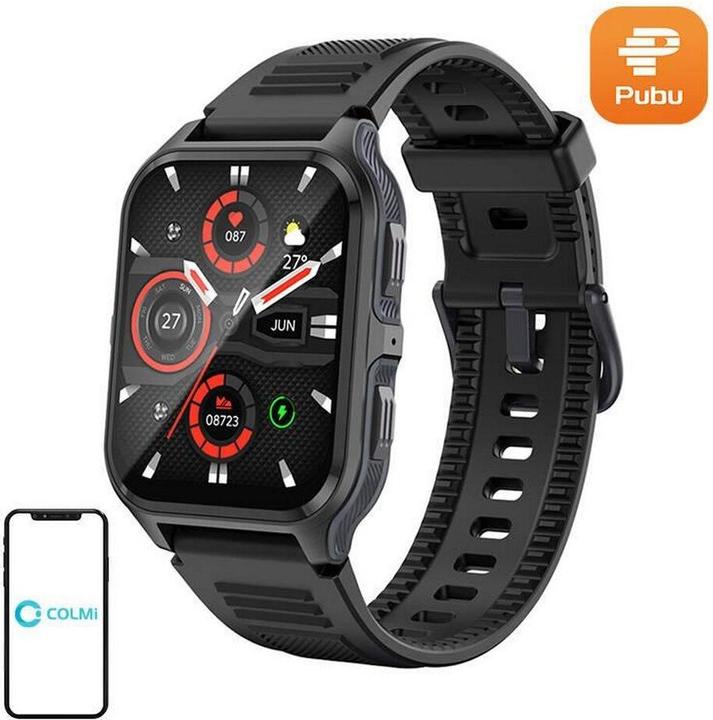 Actual product image Colmi P73 Smartwatch (Black)