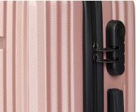 Actual product image Arte Regal set 3 suitcases abs ribbon suitcase pink