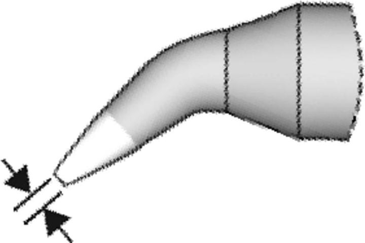 Produktbild JBC C250406 Lötspitze Meisselform, gebogen Spitzen-Grösse 1mm Inhalt 1St. (Bogen)