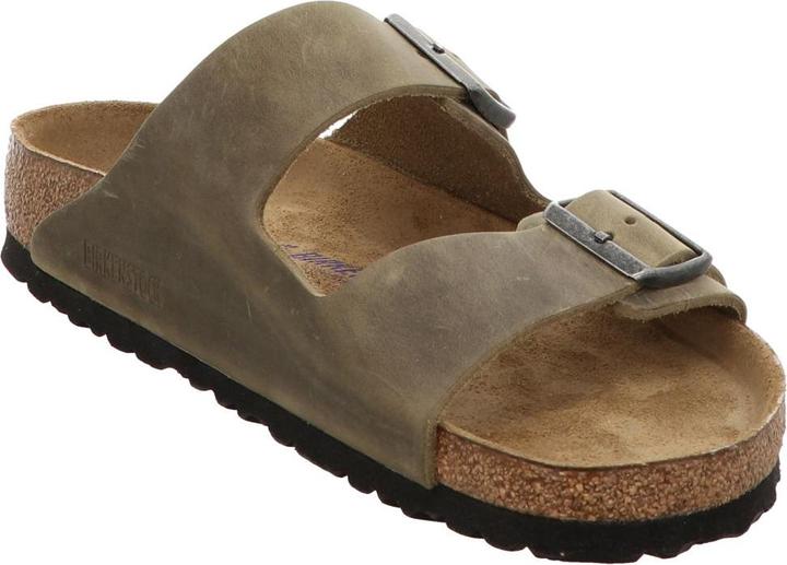 Actual product image Birkenstock Arizona Soft Footbed natural leather oiled normal (37)