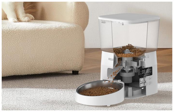 Productafbeelding Rojeco 2L automatische voederbak voor huisdieren Knopversie (2 l)