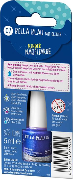 Produktbild Fruchtbar Wunderbunt (Bella blau mit Glitzer, Farblack)