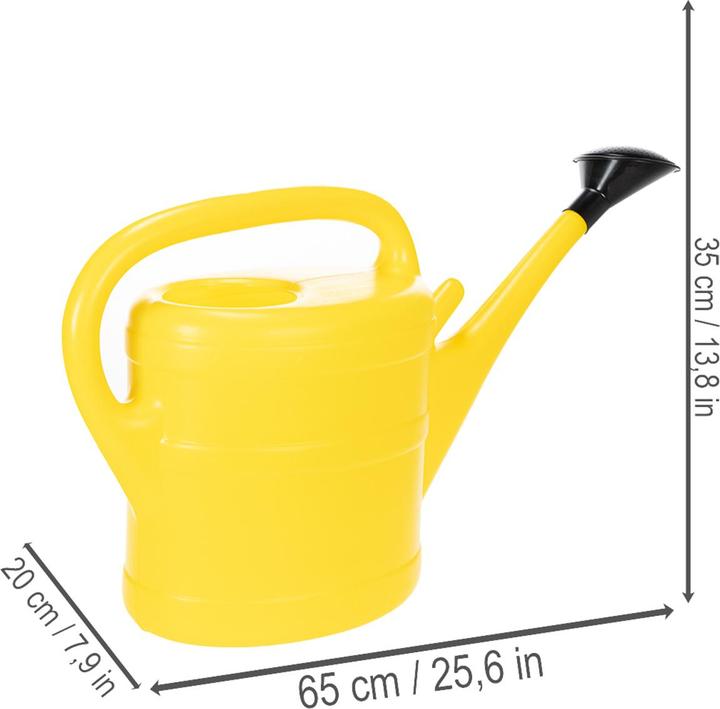Actual product image Geli Plastic watering can 10 l yellow (10 l)