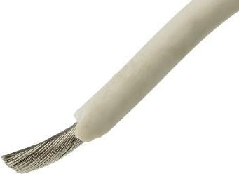 Produktbild AlphaWire Silikondraht, weiss, UL3239, AWG10, 15kV