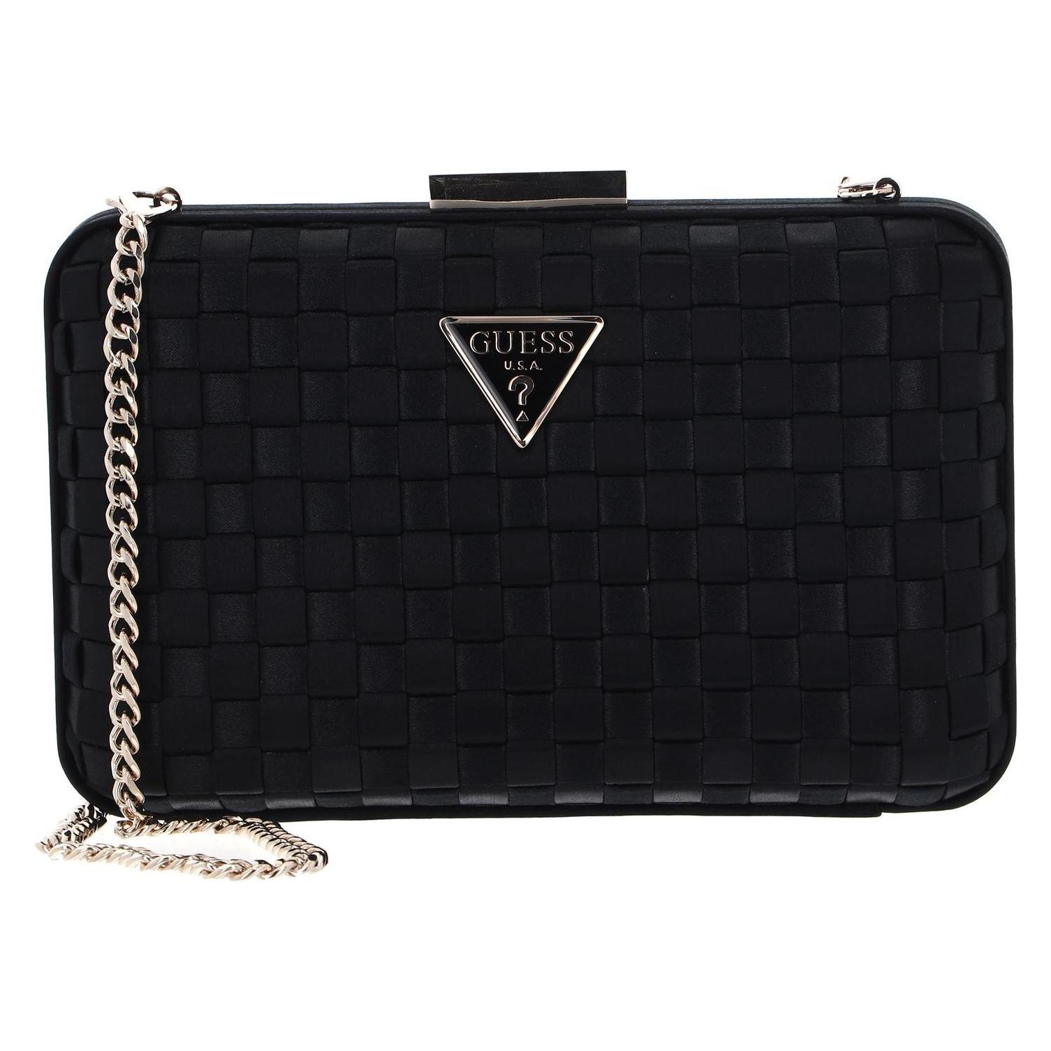 Guess, Damen, Handtasche, Twiller Minaudiere Bag, Schwarz