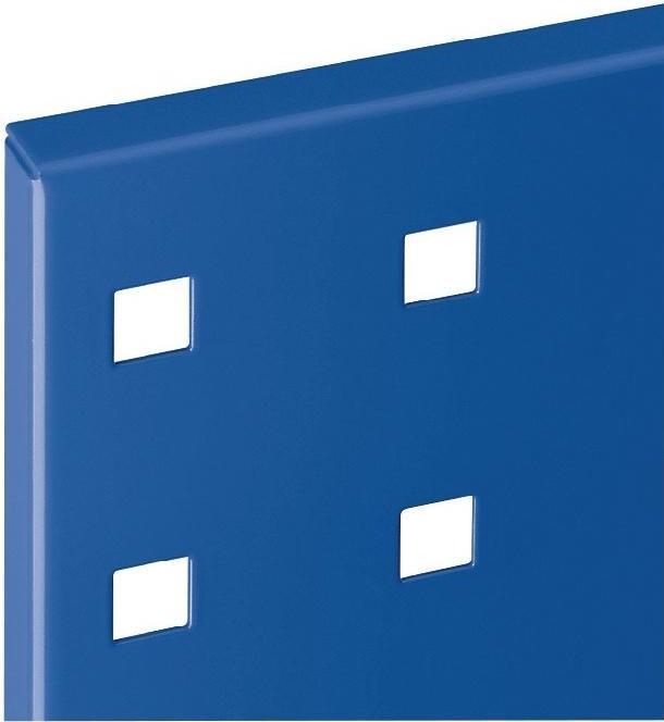 Actual product image Rasterplan Perforated panel W450xL2000mm gentian blue, RAL 5010