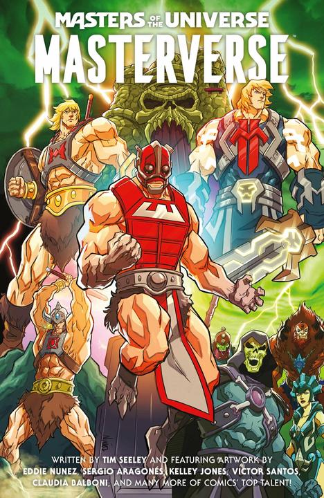 Actual product image Masters of the Universe: Masterverse Volume 1 (English, Eddie Nunez, Kelley Jones, Sergio Aragones, Tim Seeley, Victor Santos, 2023)