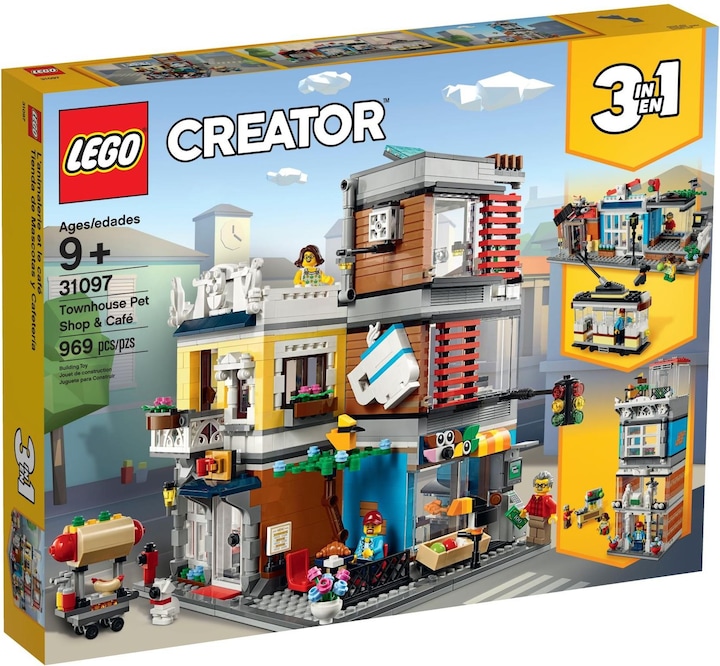 Produktbild LEGO Creator End-Of-Live Set Stadthaus mit Zoohandlung & Café - 31097 NEU! Teile 969x (31097)