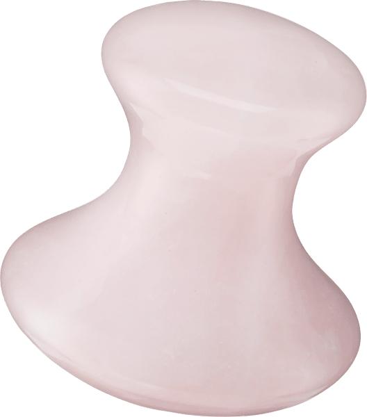 Actual product image dm ebelin Gua-Sha-Massagestein Rosenquarz