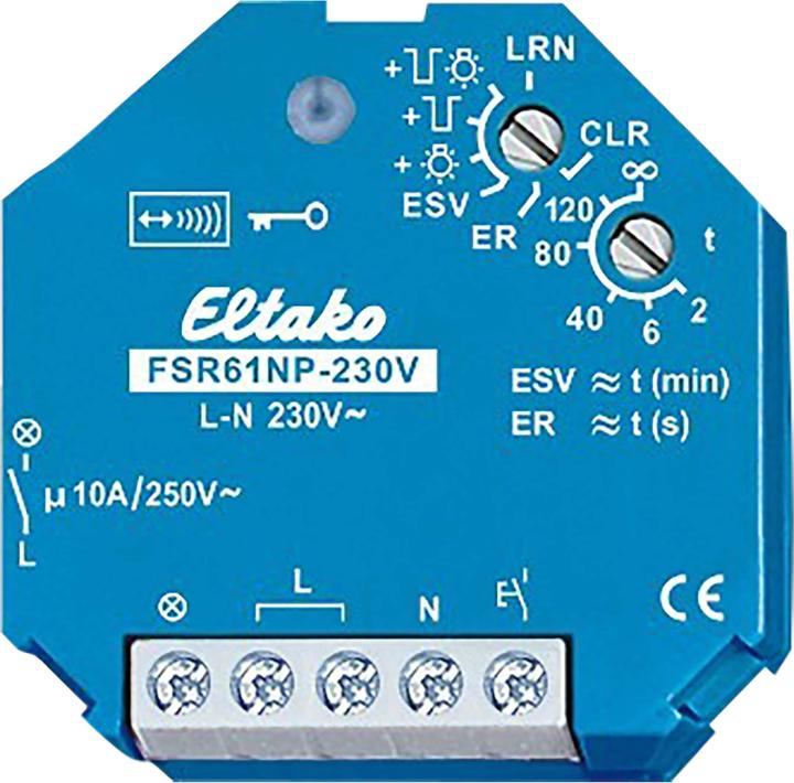 Actual product image Eltako FSR61NP-230V Radio actuator flush-mounted 1 channel 10/250V (Switch actuator)