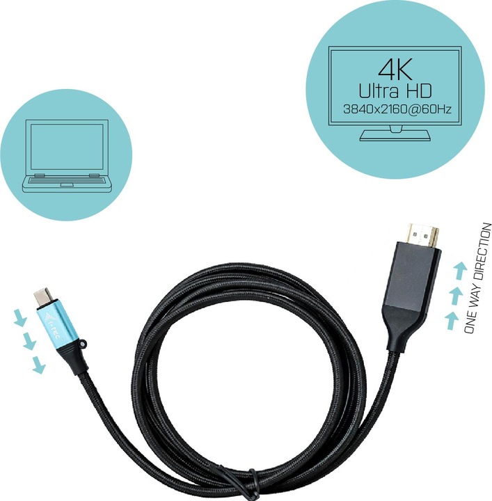 Produktbild i-tec USB Typ C — HDMI (Typ A) (1.50 m, USB Typ C)