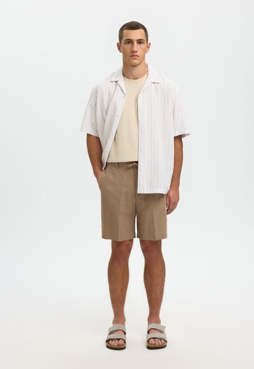 Image du produit Selected Regular Fit Shorts aus Leinengemisch (S)