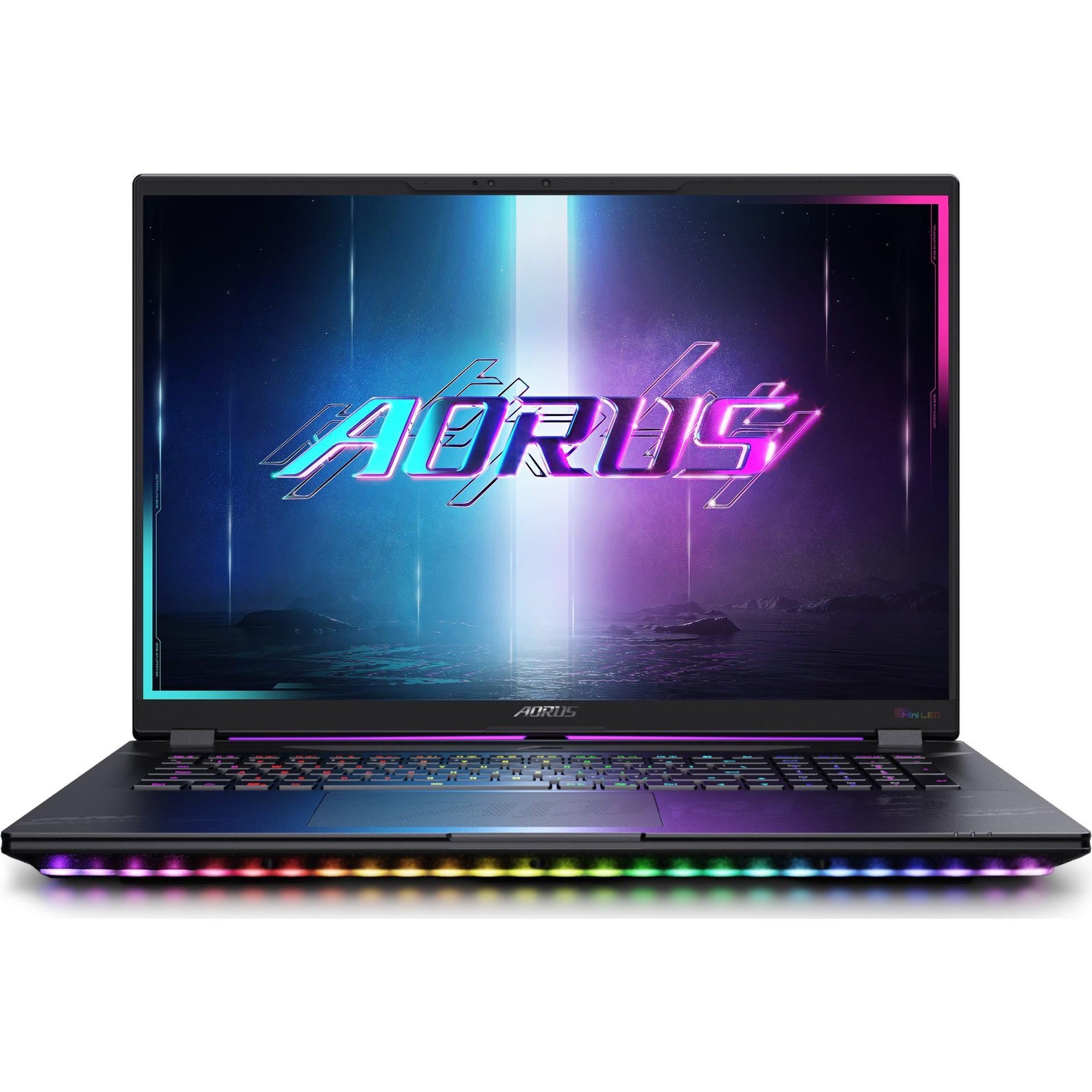 Gigabyte Aorus Master 18 (18", 2000 GB, 32 GB, Deutschland), Notebook, Schwarz