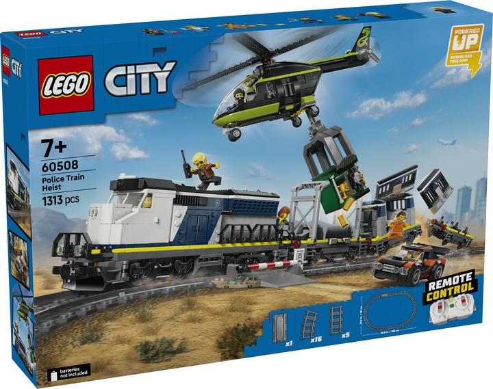Immagine prodotto LEGO Attacco al treno della polizia (60508, LEGO City)