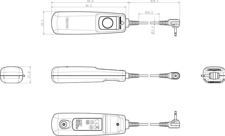 Produktbild Canon Fernauslöser RS-80E3 (Kabel)