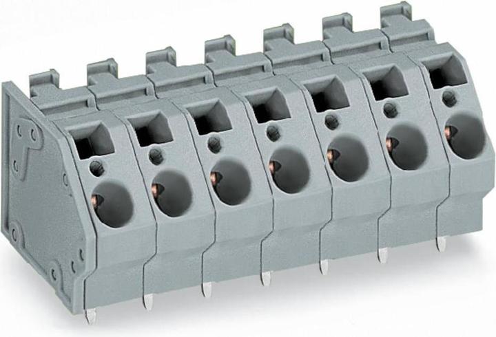 Produktbild Wago 745-358 Klemmenleiste fÃ¼r Leiterplatten 0,2-6 qmm grau