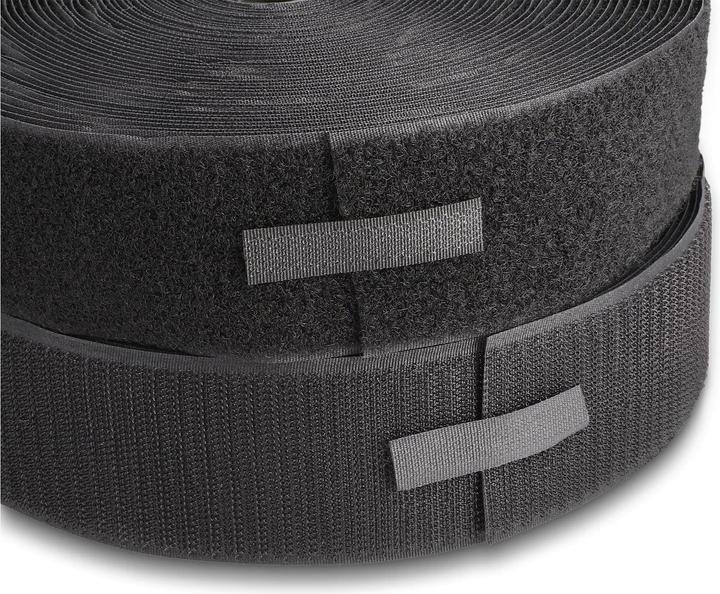 Actual product image Delock Velcro Tape 15m x 50mm Durable Black (50 mm)