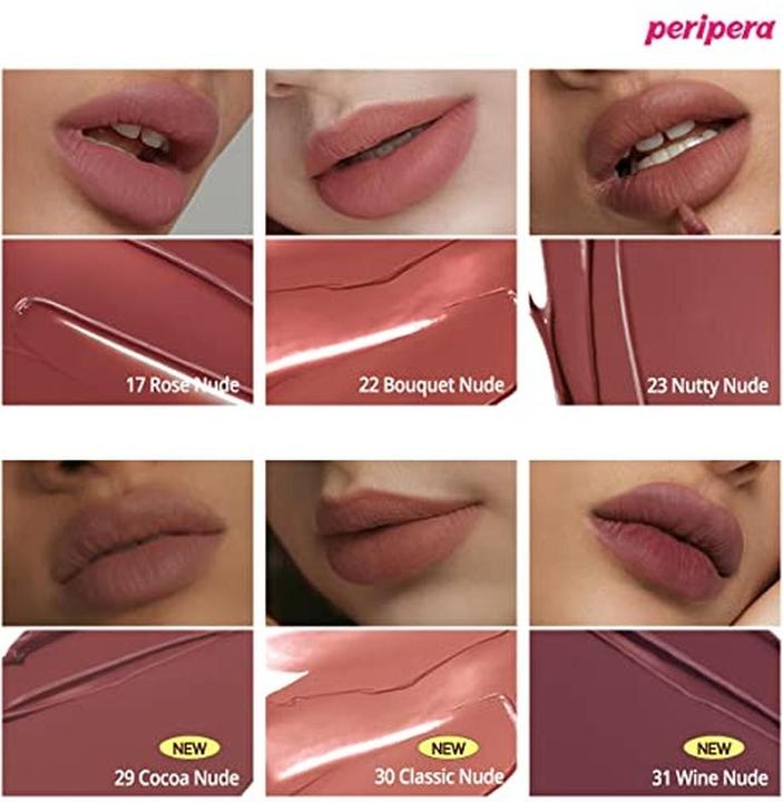 Image du produit Peripera Ink the Velvet Lip Tint Lip liquide 0.14 fl oz 030 Classic Nude (030 Nu classique)