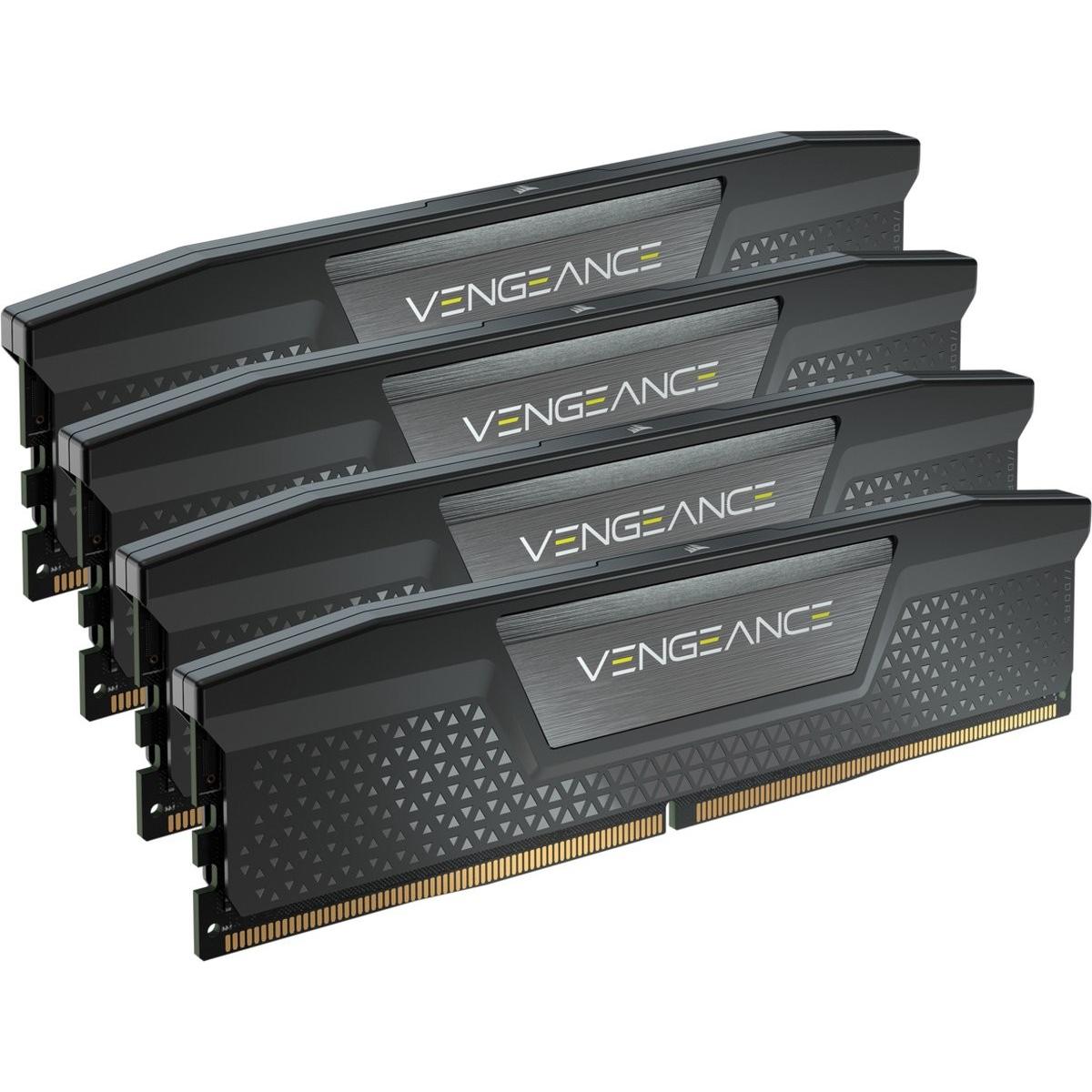 Corsair Vengeance (4 x 16GB, 6400 MHz, RAM DDR5, DIMM), Memoria RAM, Nero