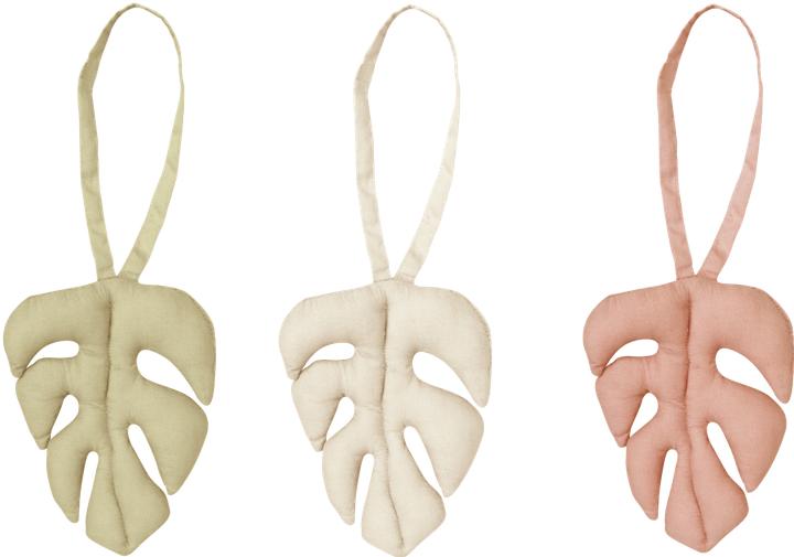 Lorena Canals Rattle toy hangers (3er Set) - Monstera