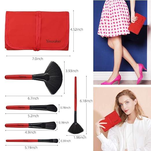 Immagine prodotto Yuwaku 32 pezzi Set di pennelli per il trucco con borsa No.23 (Sopracciglia)