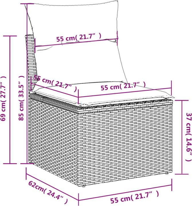 Produktbild vidaXL Violet
