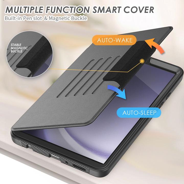 Produktbild Lobwerk Hülle für Samsung Galaxy Tab A9 2023 X110 X115 X117 8.7 Zoll Smart Cover Etui mit Standfunktion und (Samsung Galaxy Tab A9)