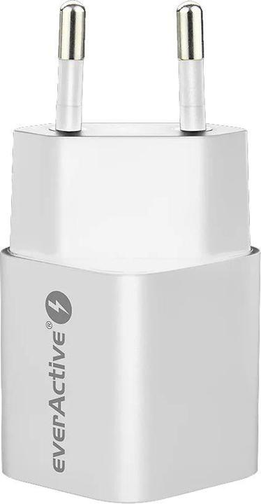 Produktbild Everactive USB/USB-C-Ladegerät QC3.0 30 W GaN-Technologie Weiss (30 W, 2 Ports)