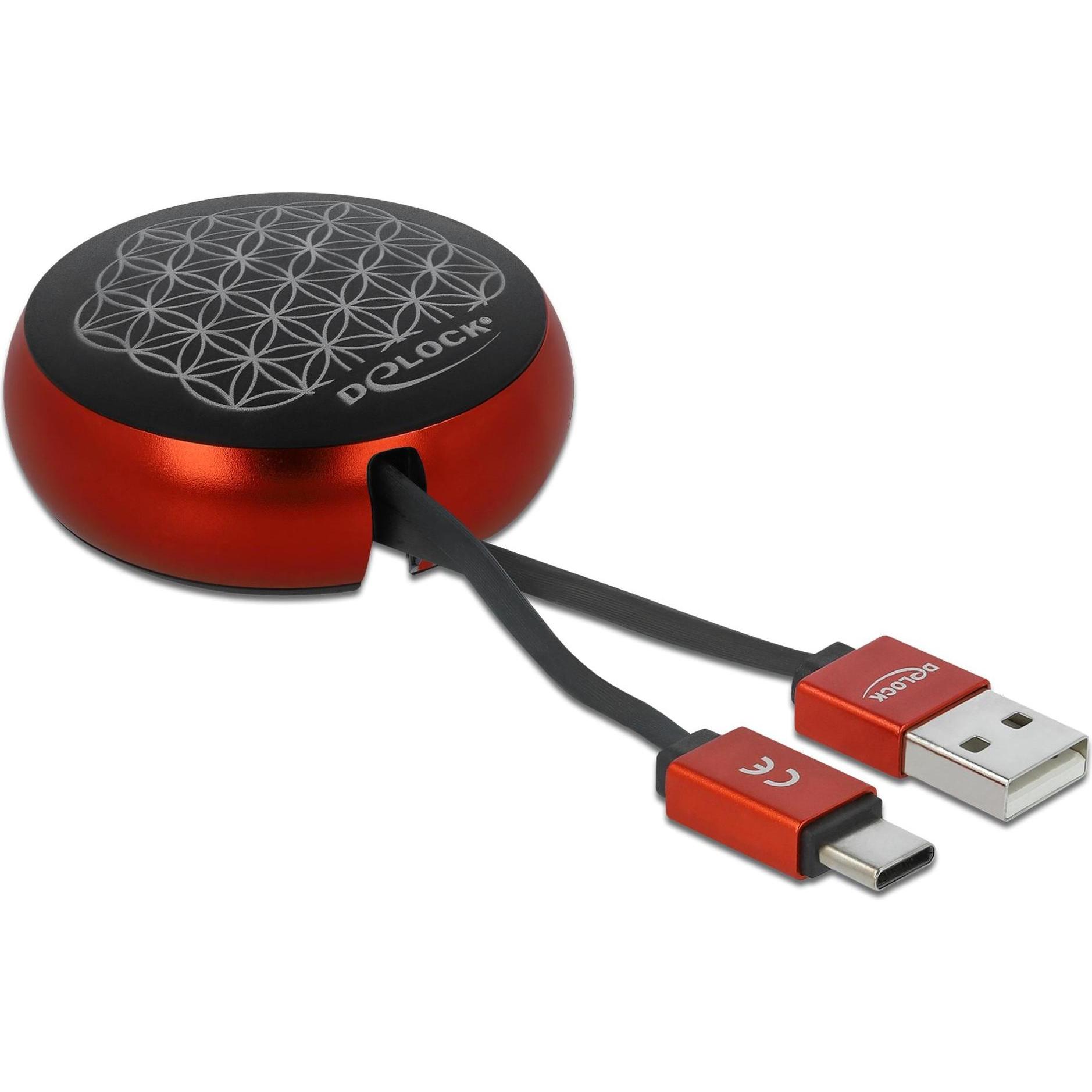 Thumbnail - Delock USB A – USB C (0.92 m, USB 2.0), USB Kabel