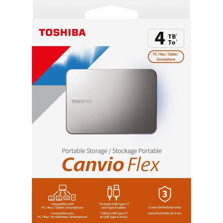 Actual product image Toshiba Canvio Flex 1TB (1 TB)